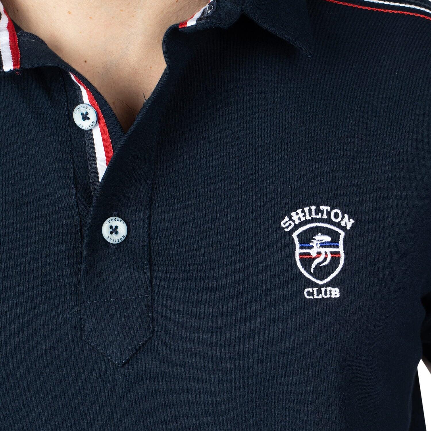 Polo basic ecusson RUGBY homme 3/4