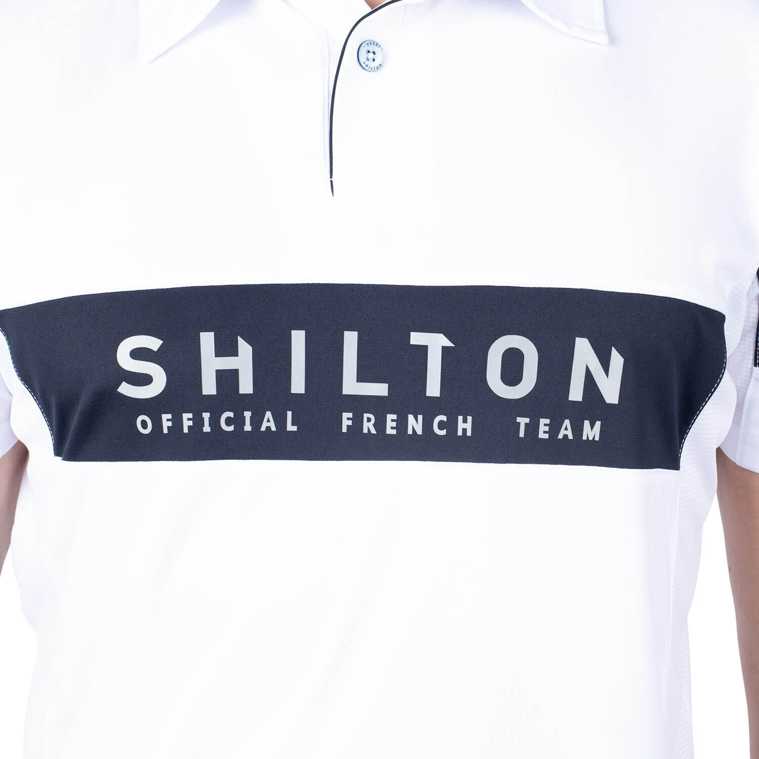 polo sport bicolore homme 3/4