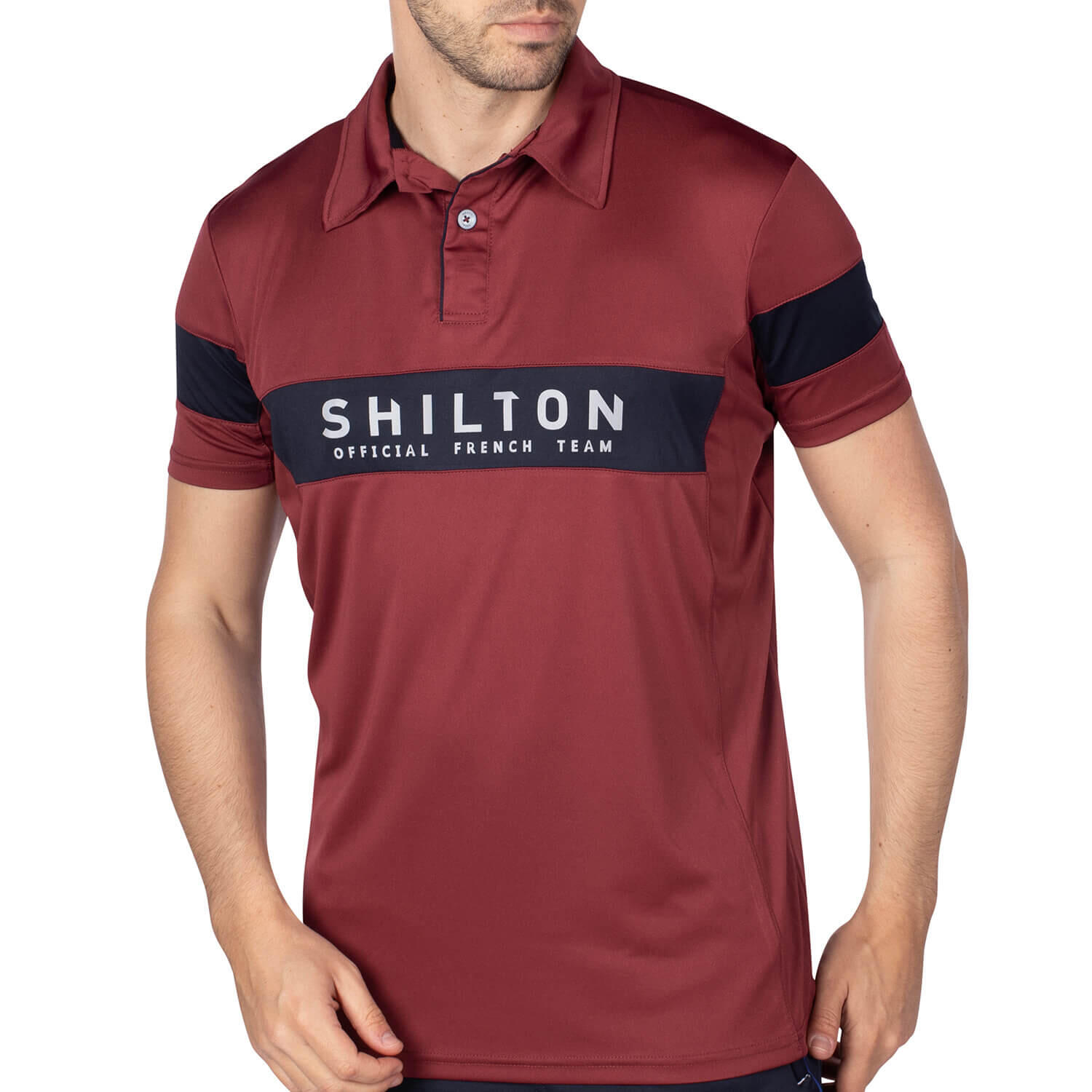 Polo sport bicolore homme 3/5