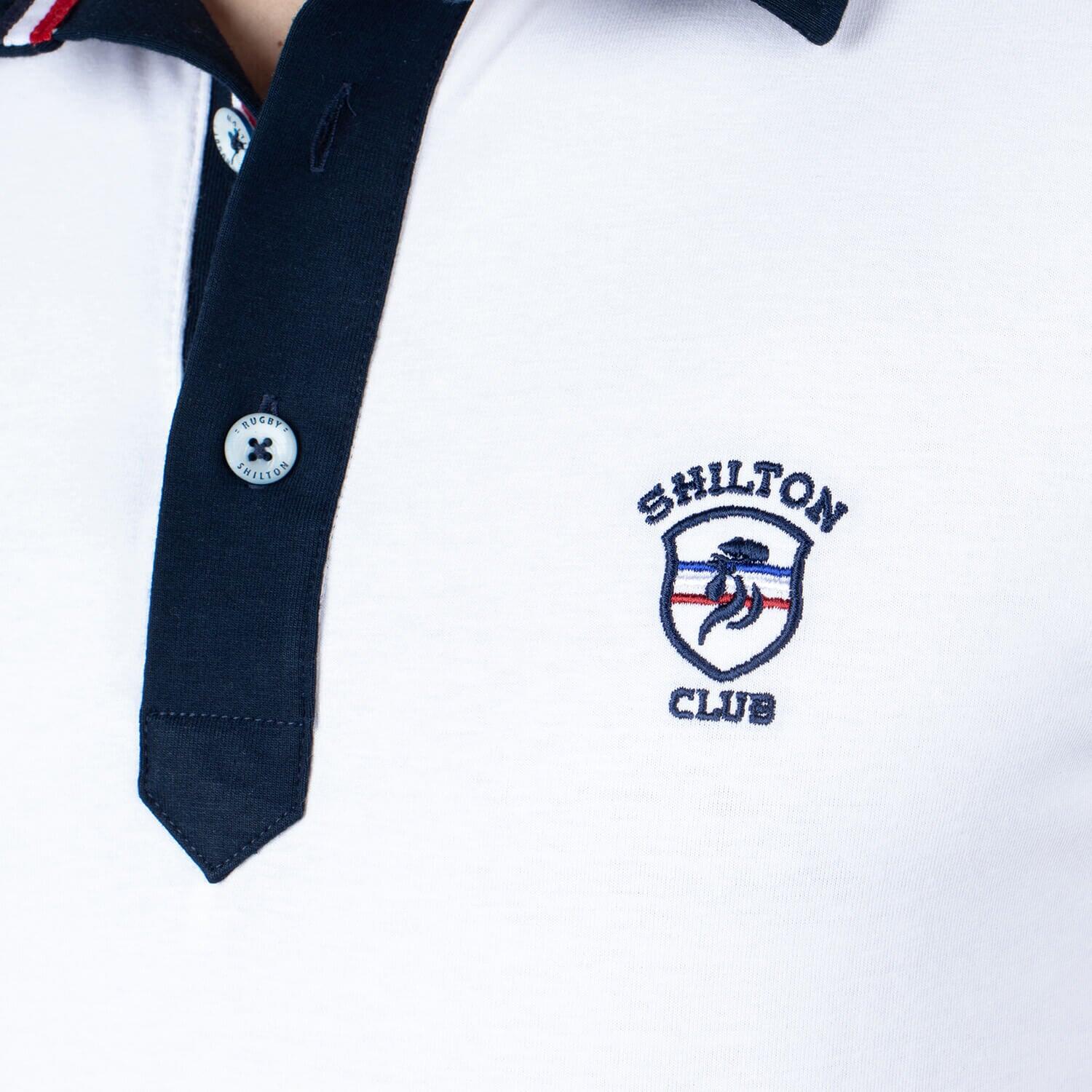 Polo basic ecusson RUGBY homme 3/4