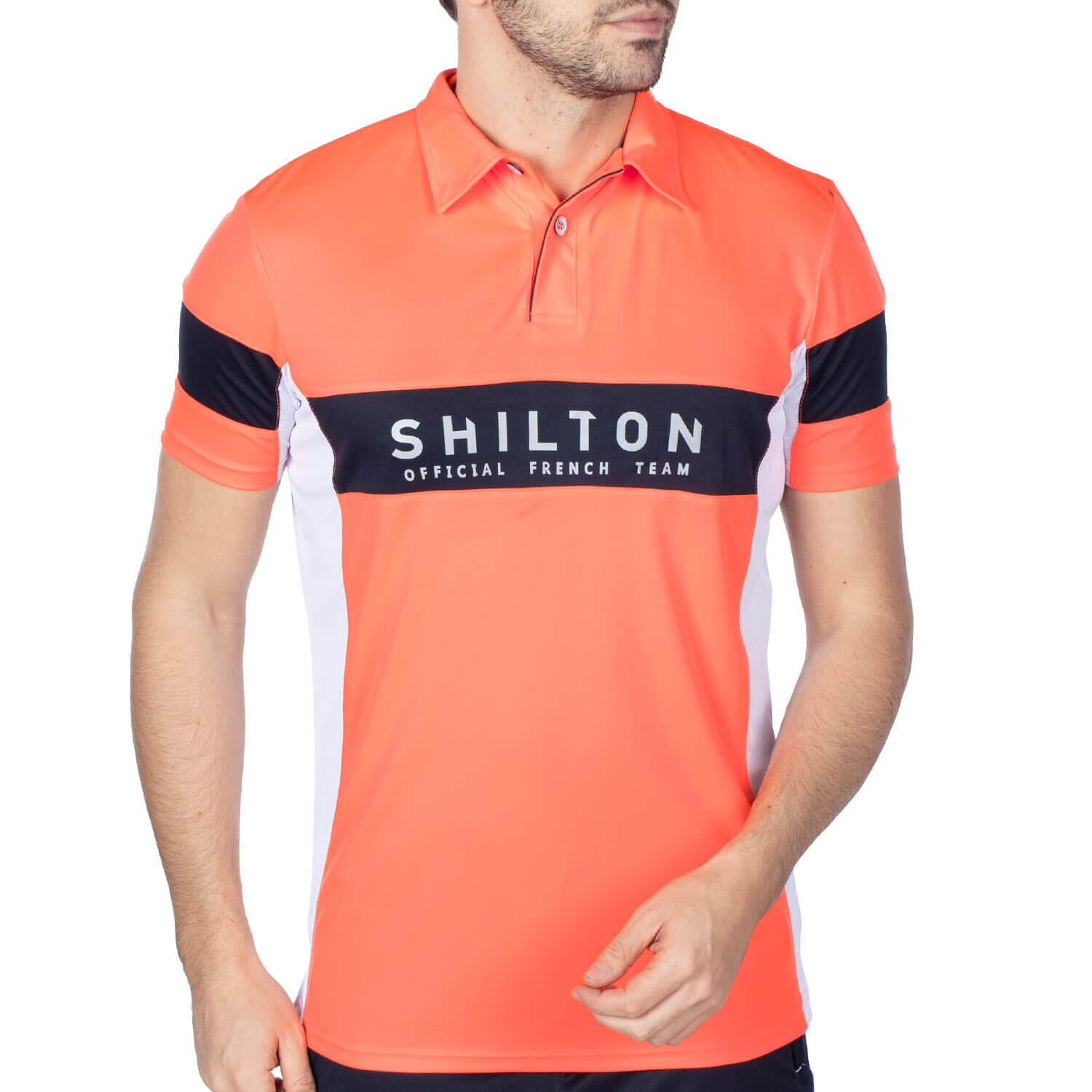 Polo sport bicolore homme 3/5