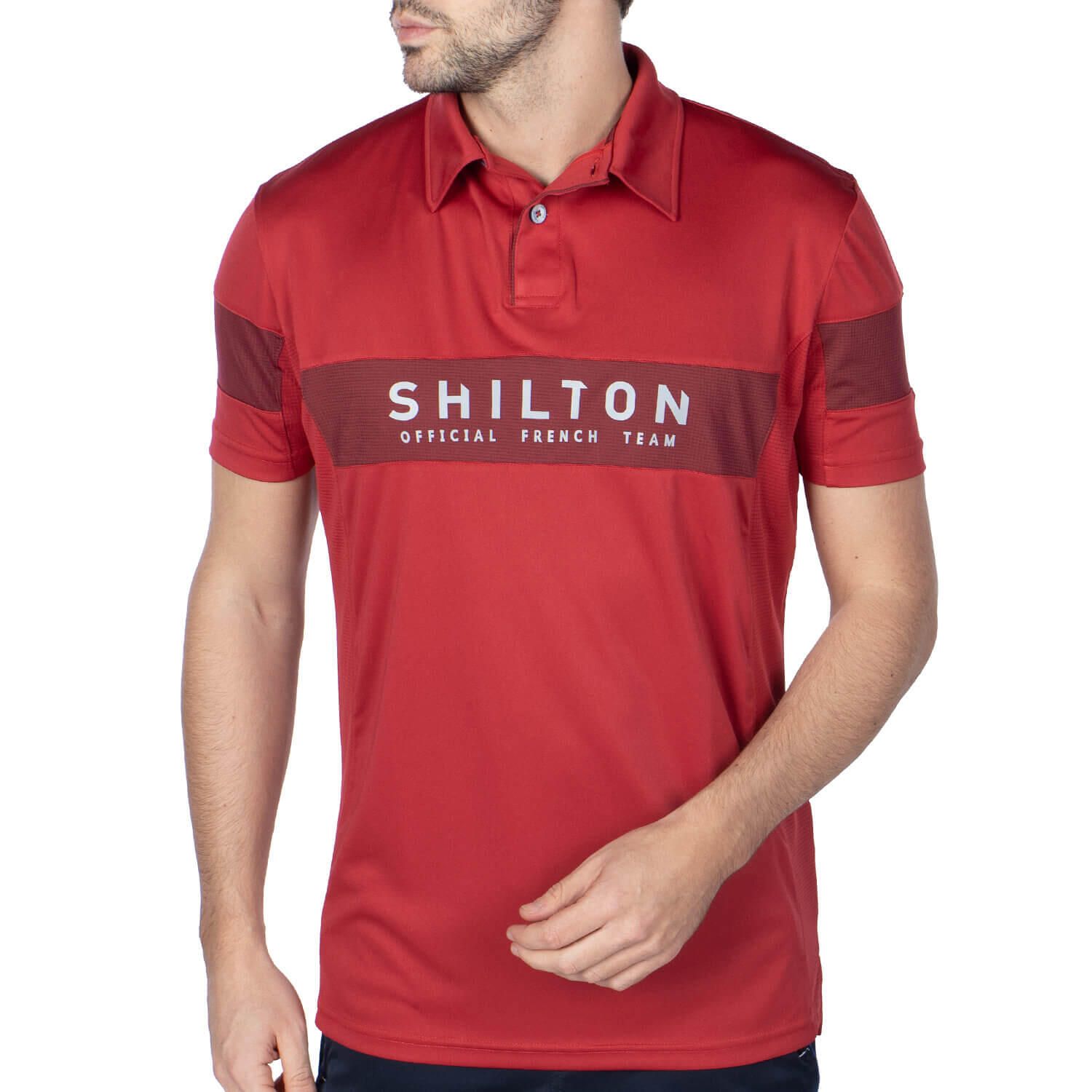 Polo sport bicolore homme 3/5