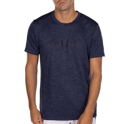 T-shirt de sport écusson L / Blanc