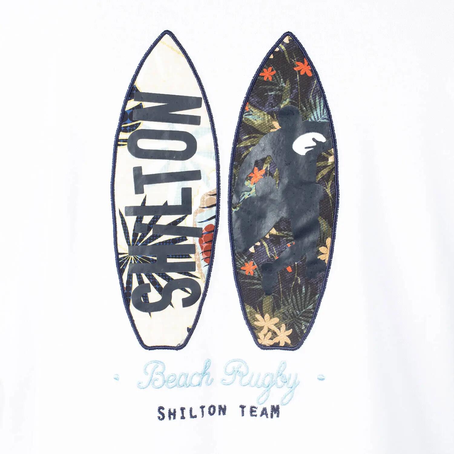 Polo rugby beach blanc 4/4