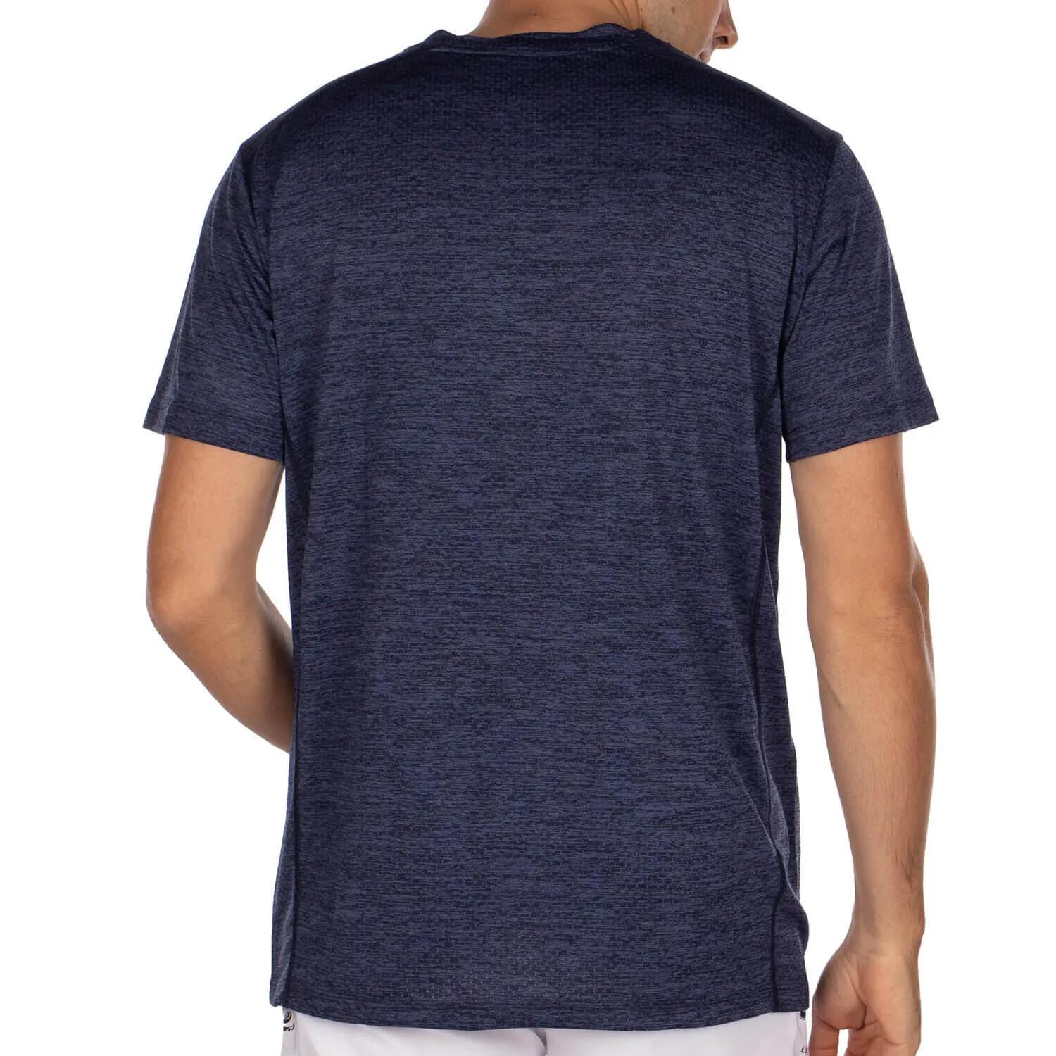 T-shirt de sport écusson XL / Blue 3/4