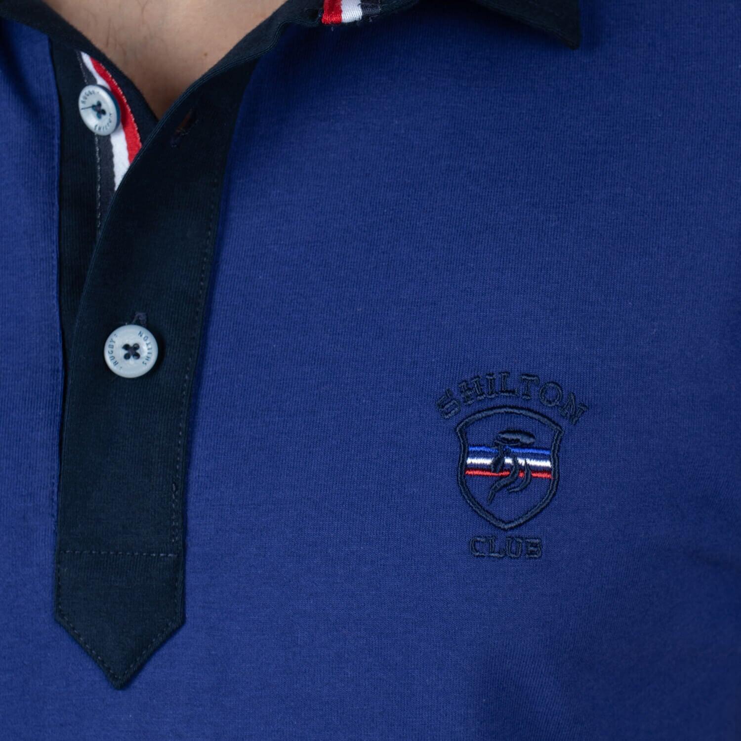 Polo basic ecusson RUGBY homme 3/4