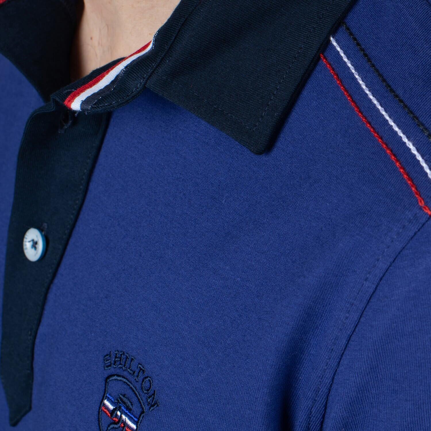 Polo basic ecusson RUGBY homme 4/4