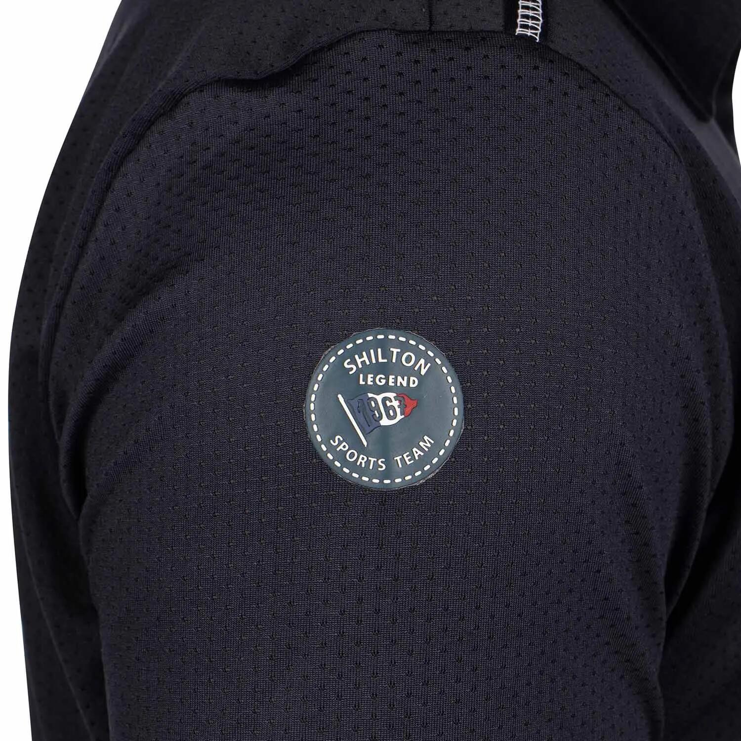 Polo de sport zippé perforé XXL / Navy 4/5