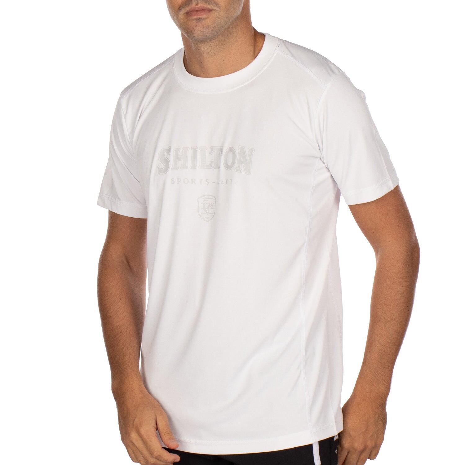 T-shirt de sport écusson blanc 4XL 2/4