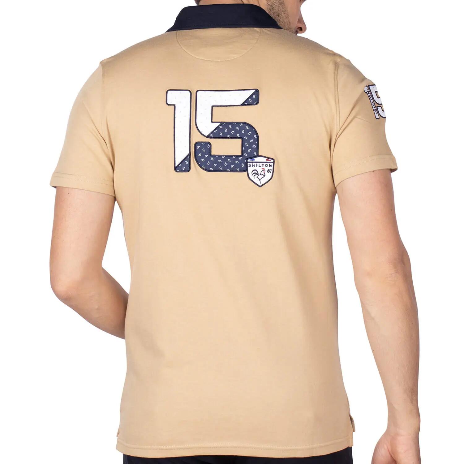 Polo rugby XV fantaisie S / Beige 2/6