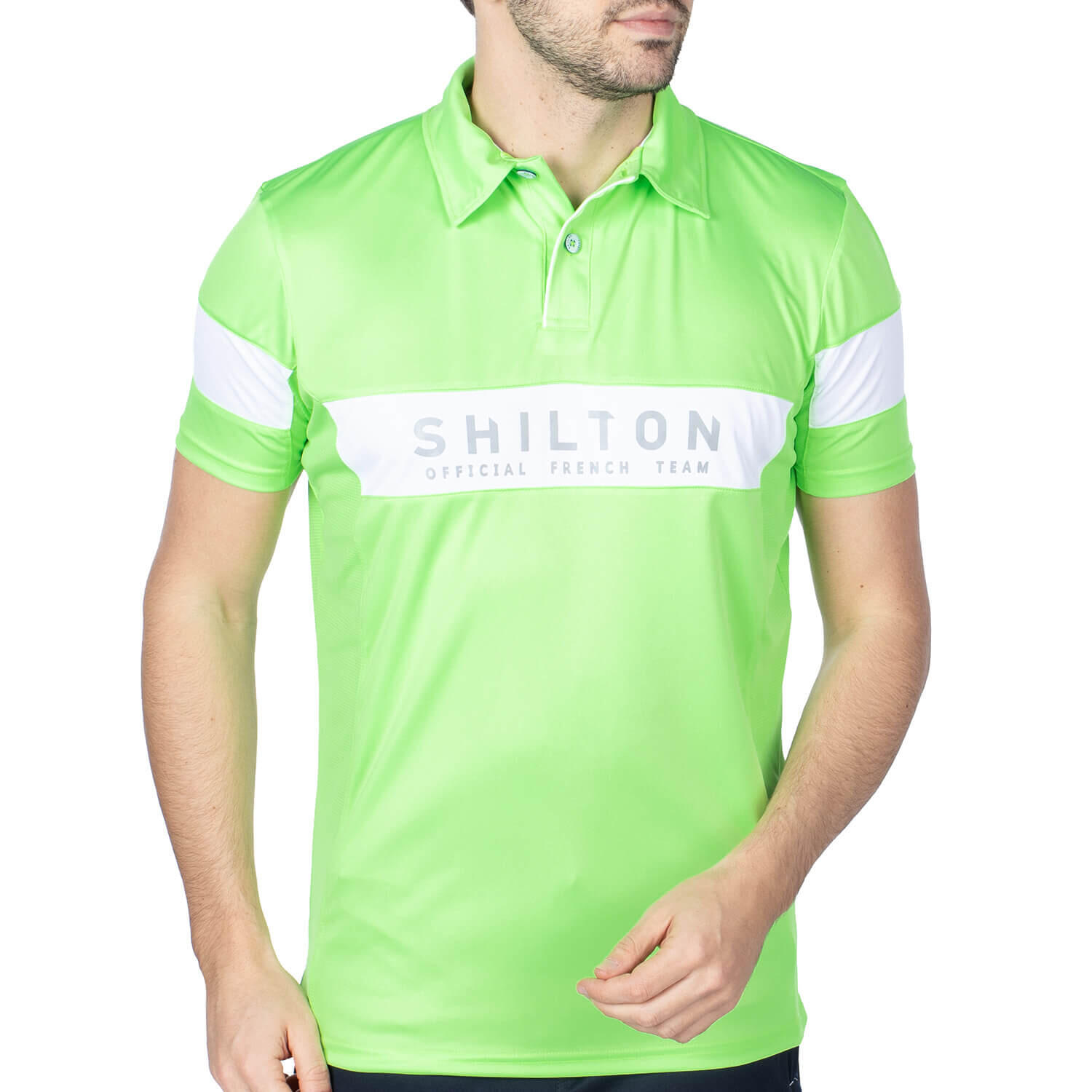 Polo sport bicolore homme 3/5