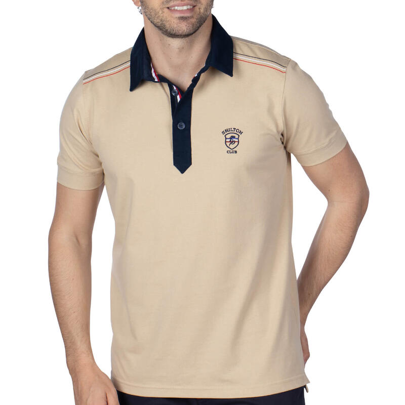 Polo basic ecusson RUGBY homme