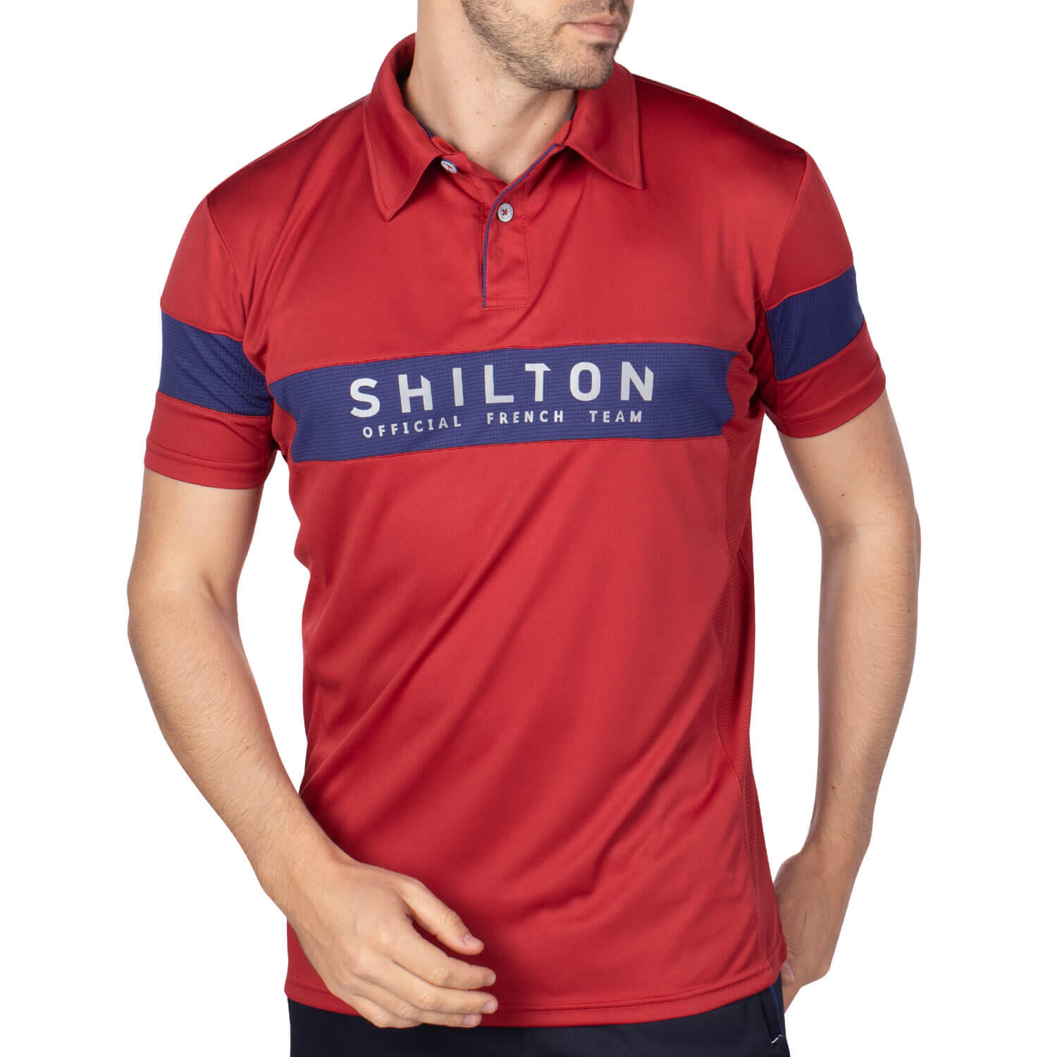 Polo sport bicolore homme 3/5