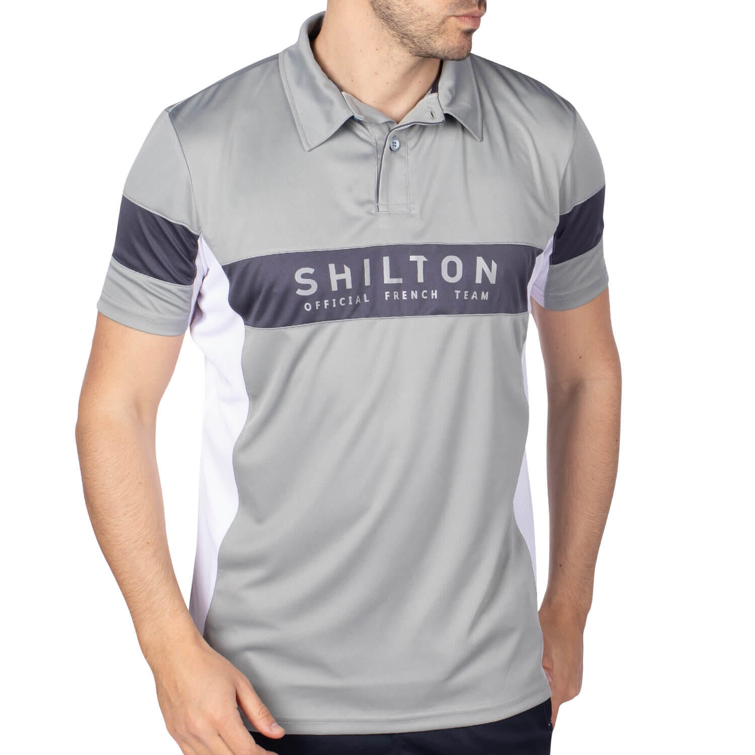 Polo sport bicolore homme 3/5
