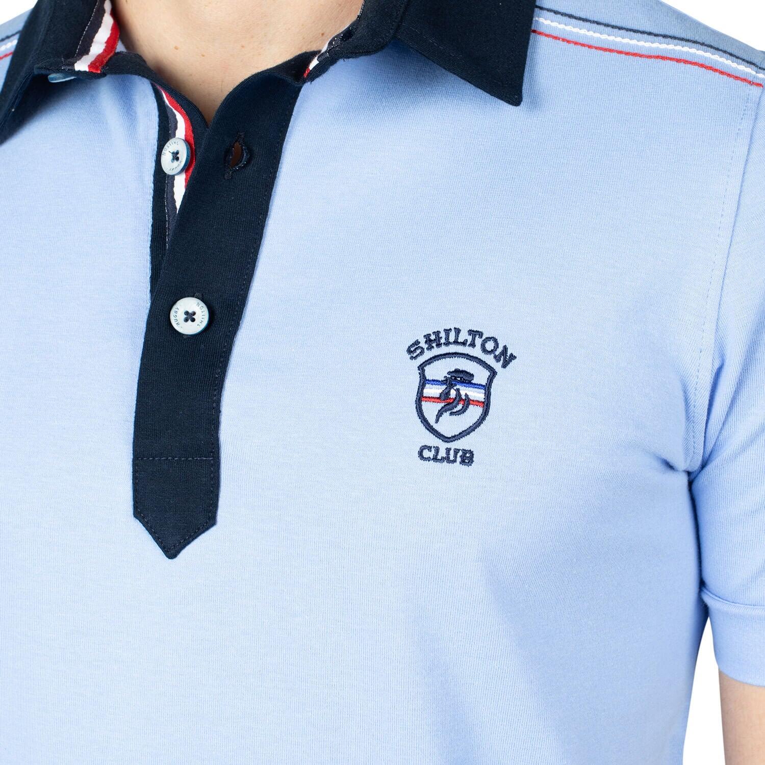 Polo basic ecusson RUGBY homme 3/4