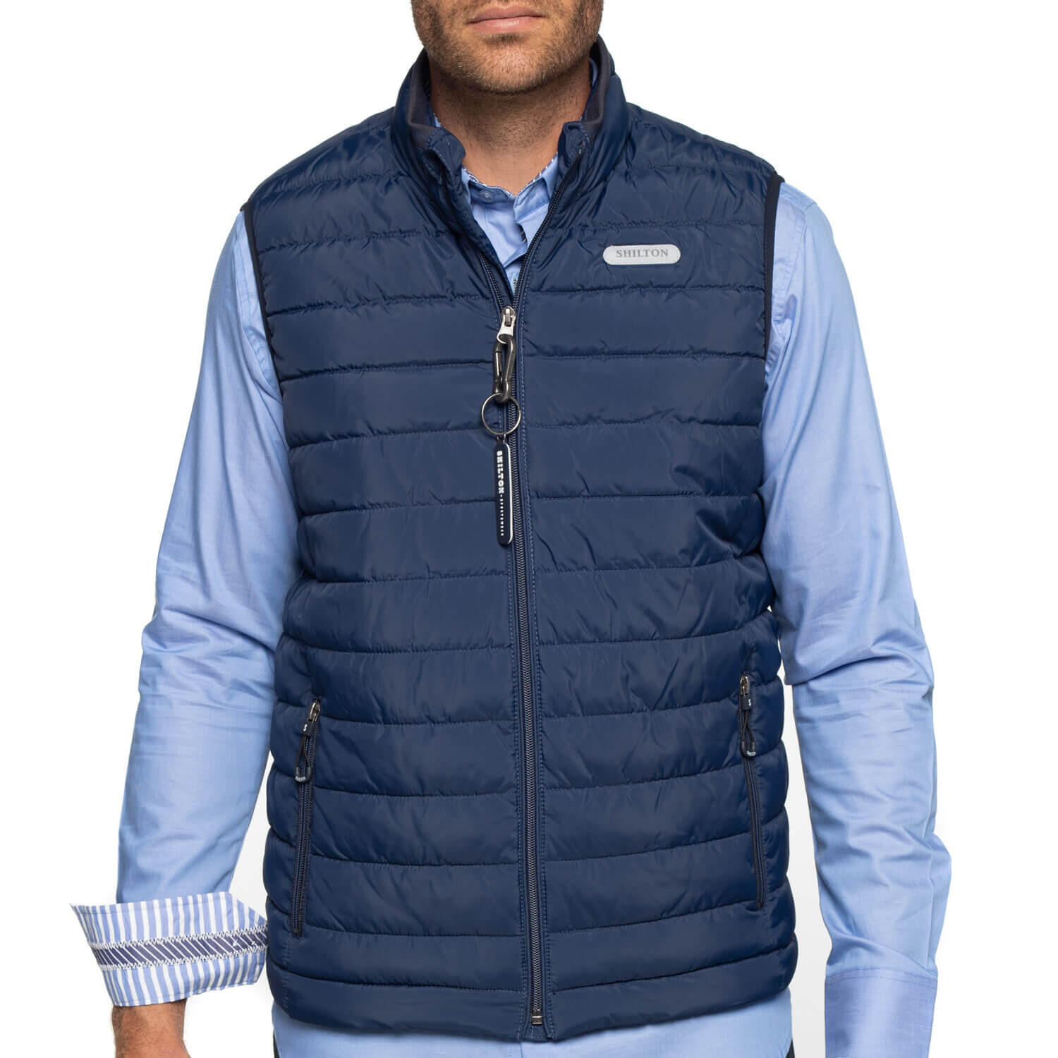 Shilton - Doudoune Sans Manche Bicolore Homme - Blouson - Bleu - 36 Xs - Decathlon