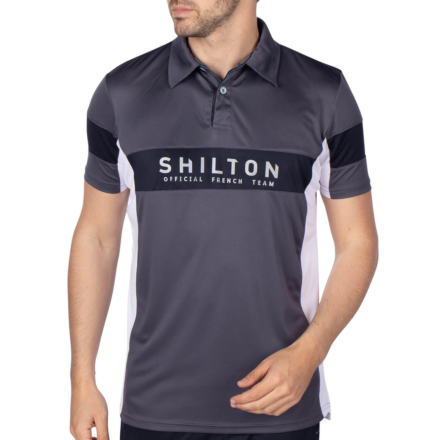 Polo sport bicolore homme 3/5