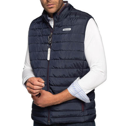 Doudoune sans manche bicolore homme
