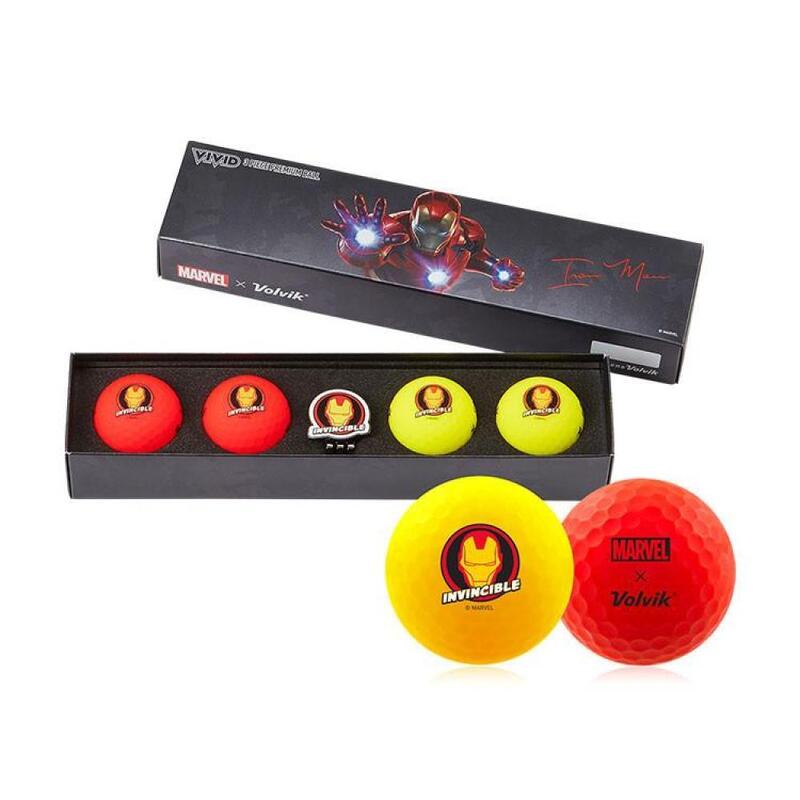 Coffret de Balles de Golf Volvik Iron Man