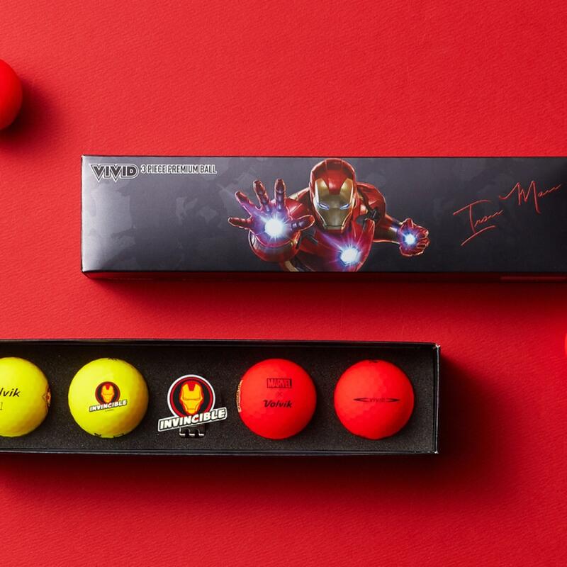 Coffret de Balles de Golf Volvik Iron Man