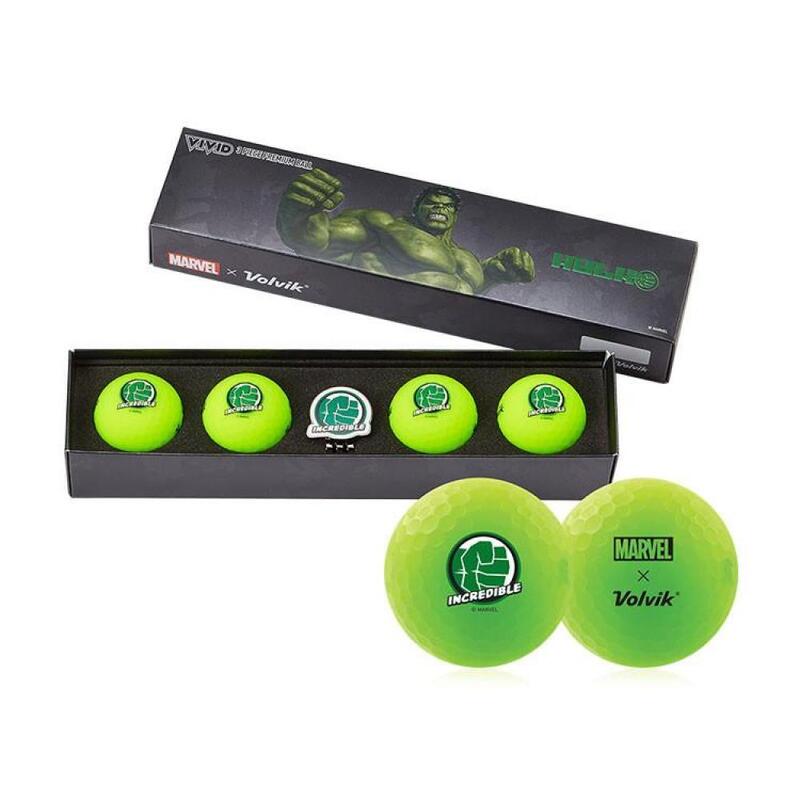 Juego de bolas de golf Volvik Hulk