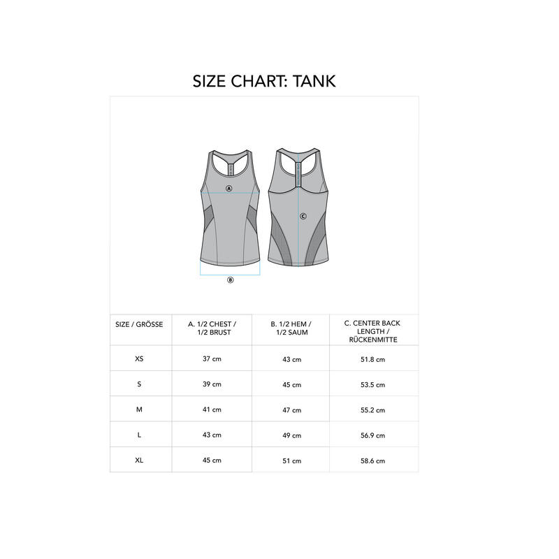 Women GA Badge Fitness Sports Vest/Tank Top - BLACK