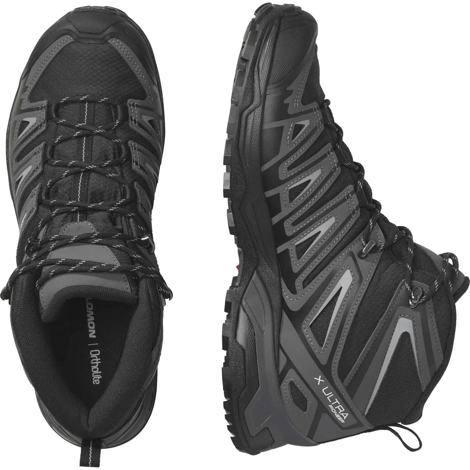 Salomon Ghete Drumetie Barbati X Ultra Pioneer Mid Gore-Tex Negru 4/5