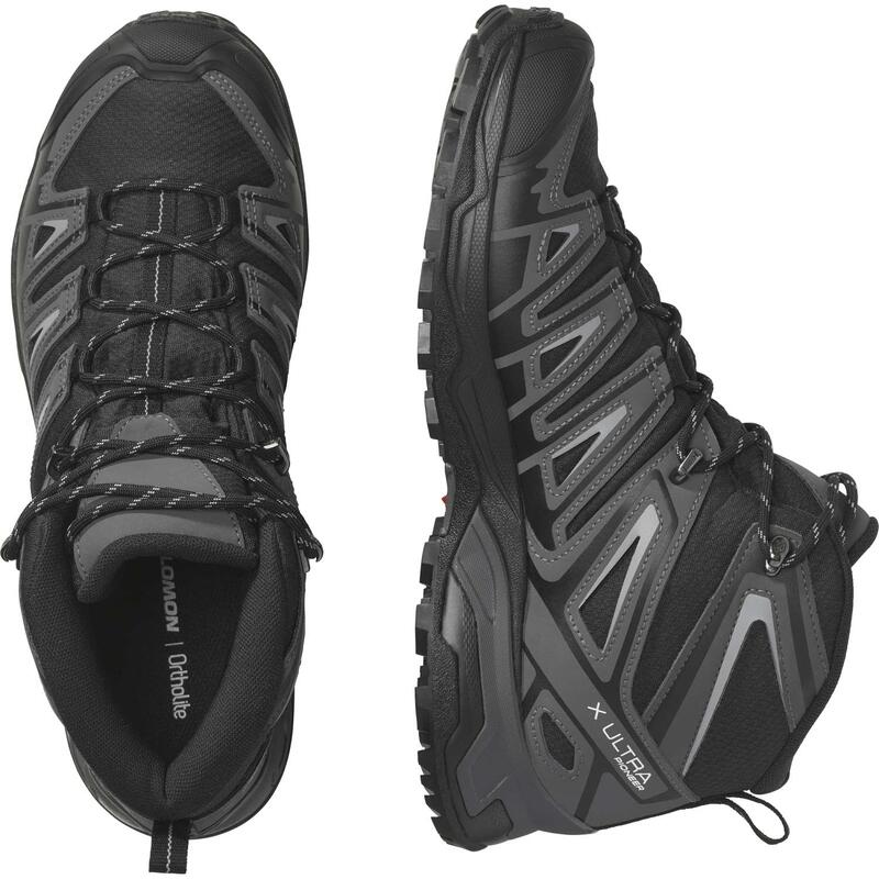 Salomon Ghete Drumetie Barbati X Ultra Pioneer Mid Gore-Tex Negru