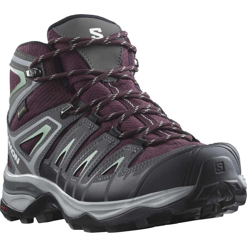 Salomon Ghete Drumetie Femei X Ultra Pioneer Mid Gore-Tex W Visiniu
