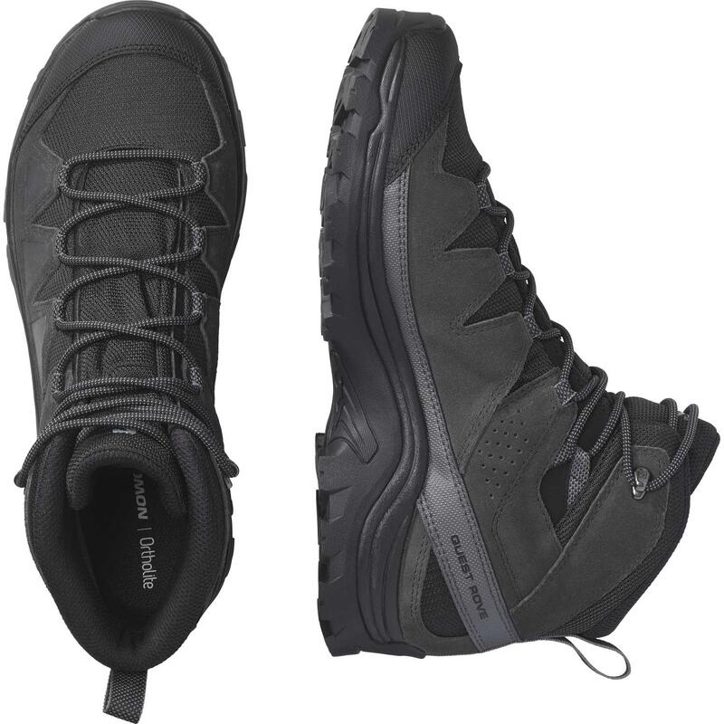 Salomon Ghete Drumetie Barbati Quest Rove Gore-Tex Negru