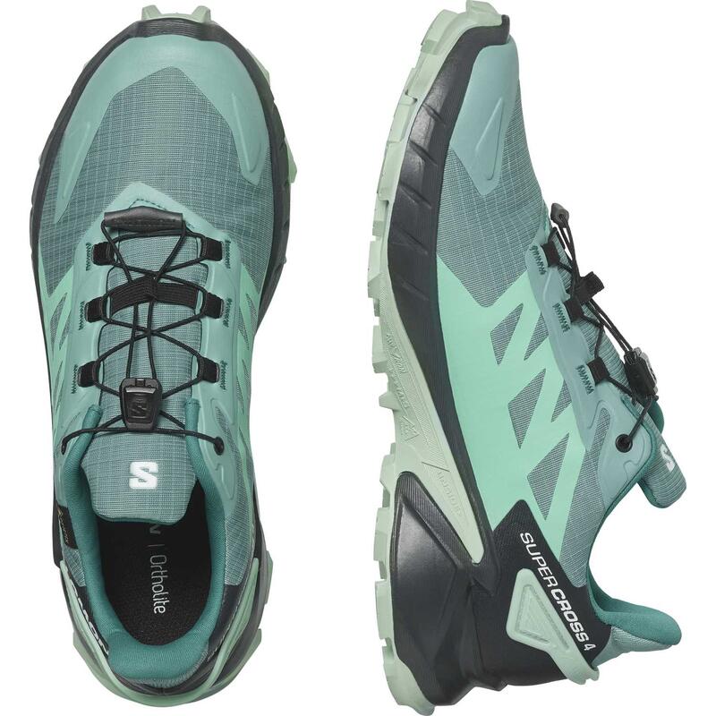 Salomon Pantofi Alergare Femei Supercross 4 Gore-Tex Verde 36 2/3