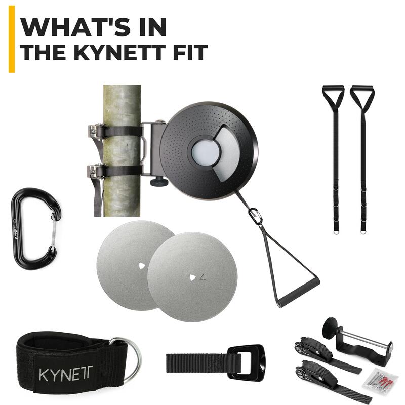 KYNETT FIT Flywheel - Vliegwieltraining - Multifunctioneel fitnessapparaat