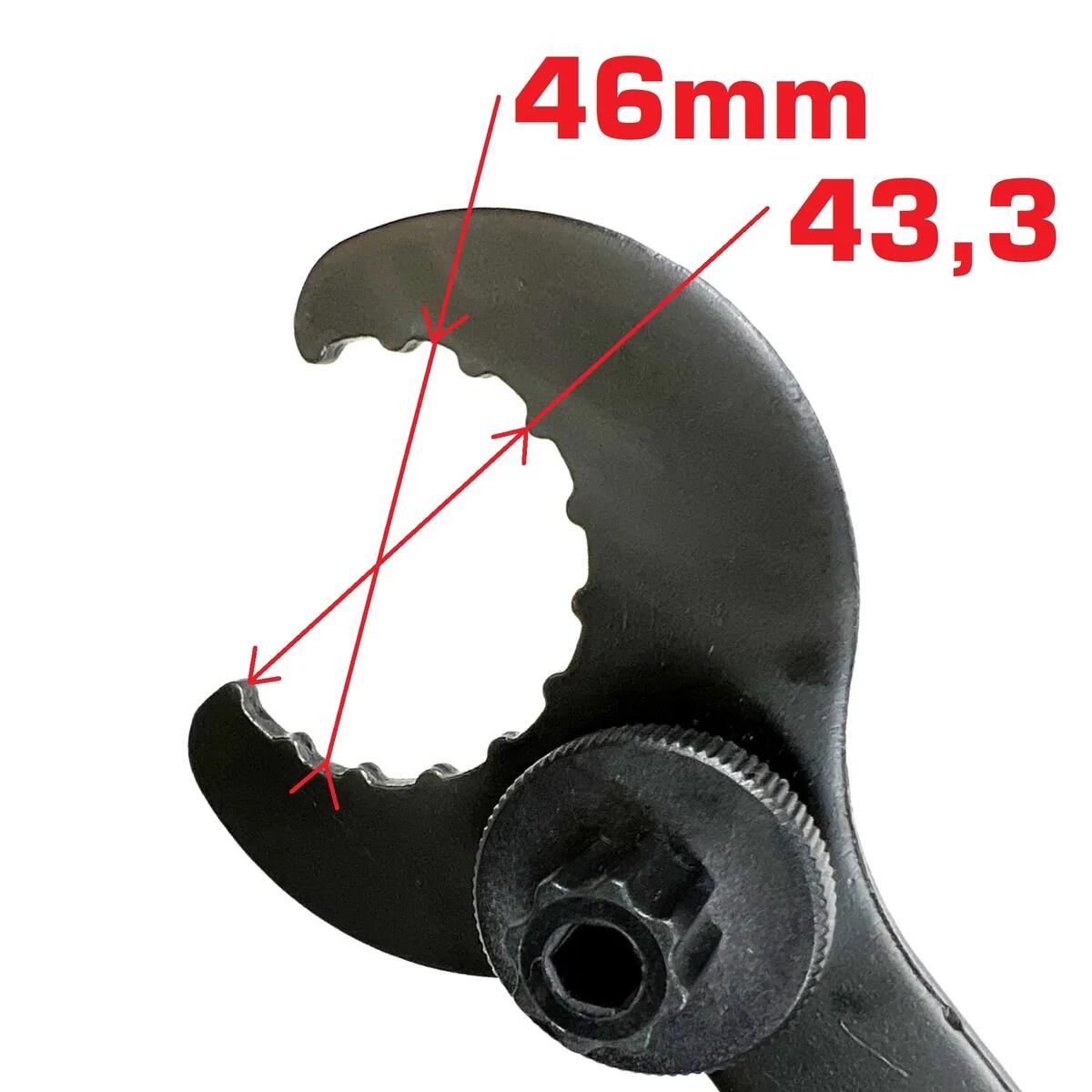 XLC Innenlag/Kurbelmontageschl. TO-S01 f.Shimano Hollowtech II & Truvativ GXP 2/3
