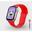 Pulseira Swissten Silicone Band for Apple Watch 42-44mm vermelho