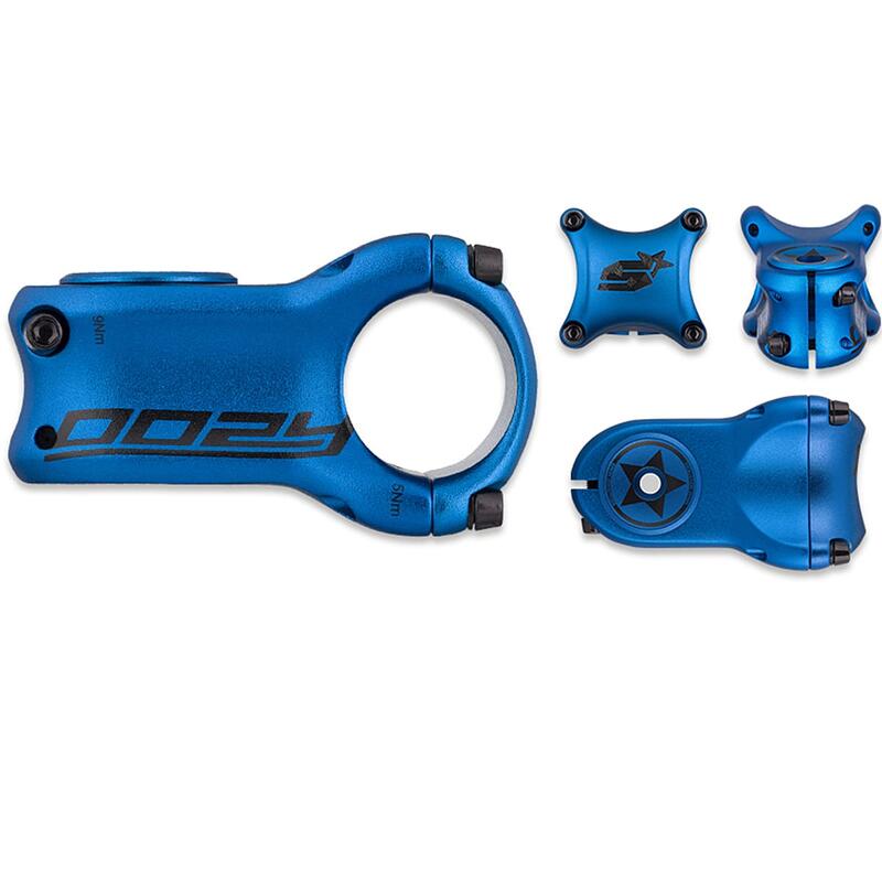 Potencia Oozy Trail - 31.8 mm - Shotpeen - Azul