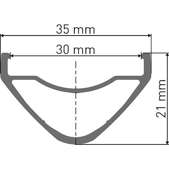Cerchio EX 511 Disc - 27,5 pollici - nero 2/3