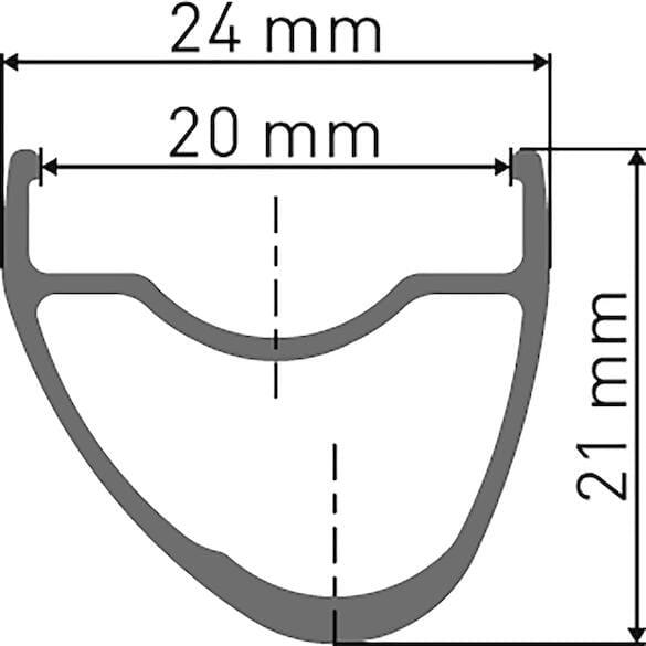 RR 421 Asymmetric Disc Rim - 29 pollici - nero 2/3