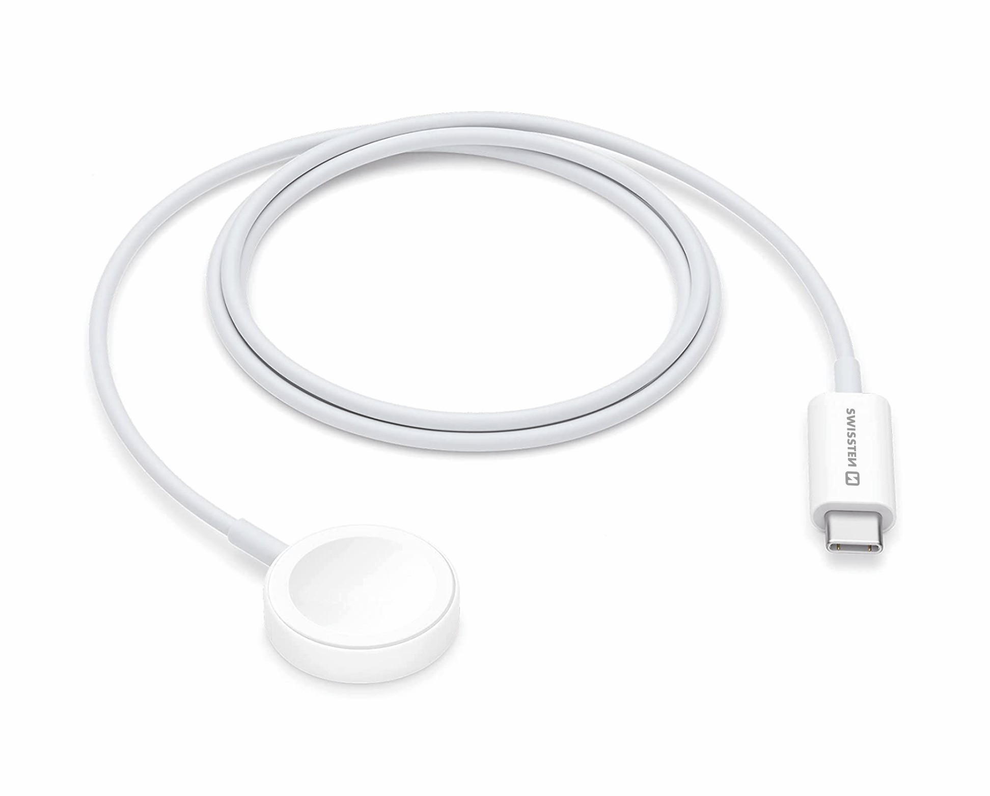 Cabo swissten wireless charge cable for apple watch usb-c