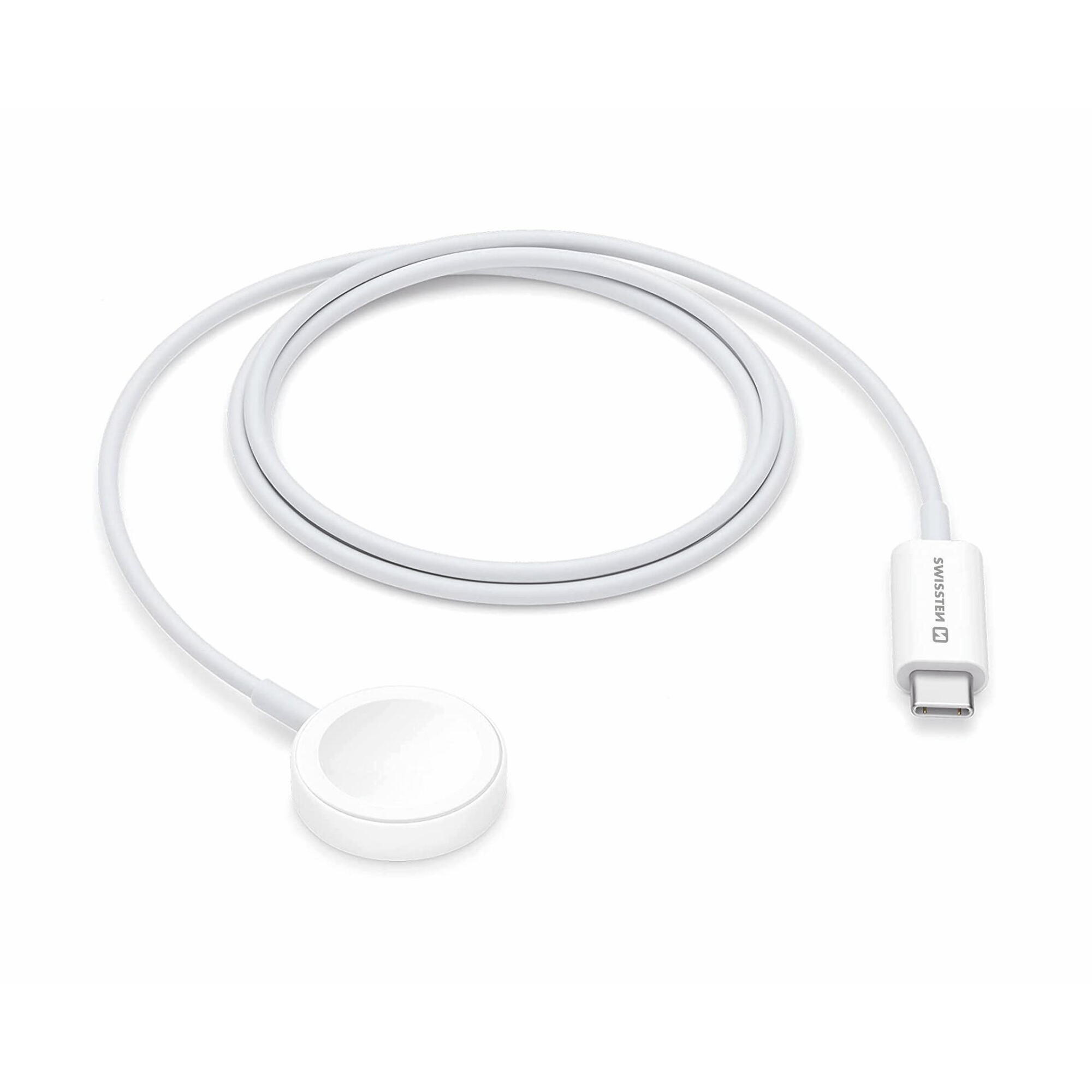 Cabo Swissten Wireless charge cable for Apple Watch USB-C