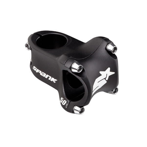 Potence Spike Race 2.0 - Noir                   2 modèles disponibles 5990€ 6499€ -7%    * La vente débute le 07/04/2025    SPANK Potence Spike Race 2.0 - NoirVendu exclusivement en ligne   