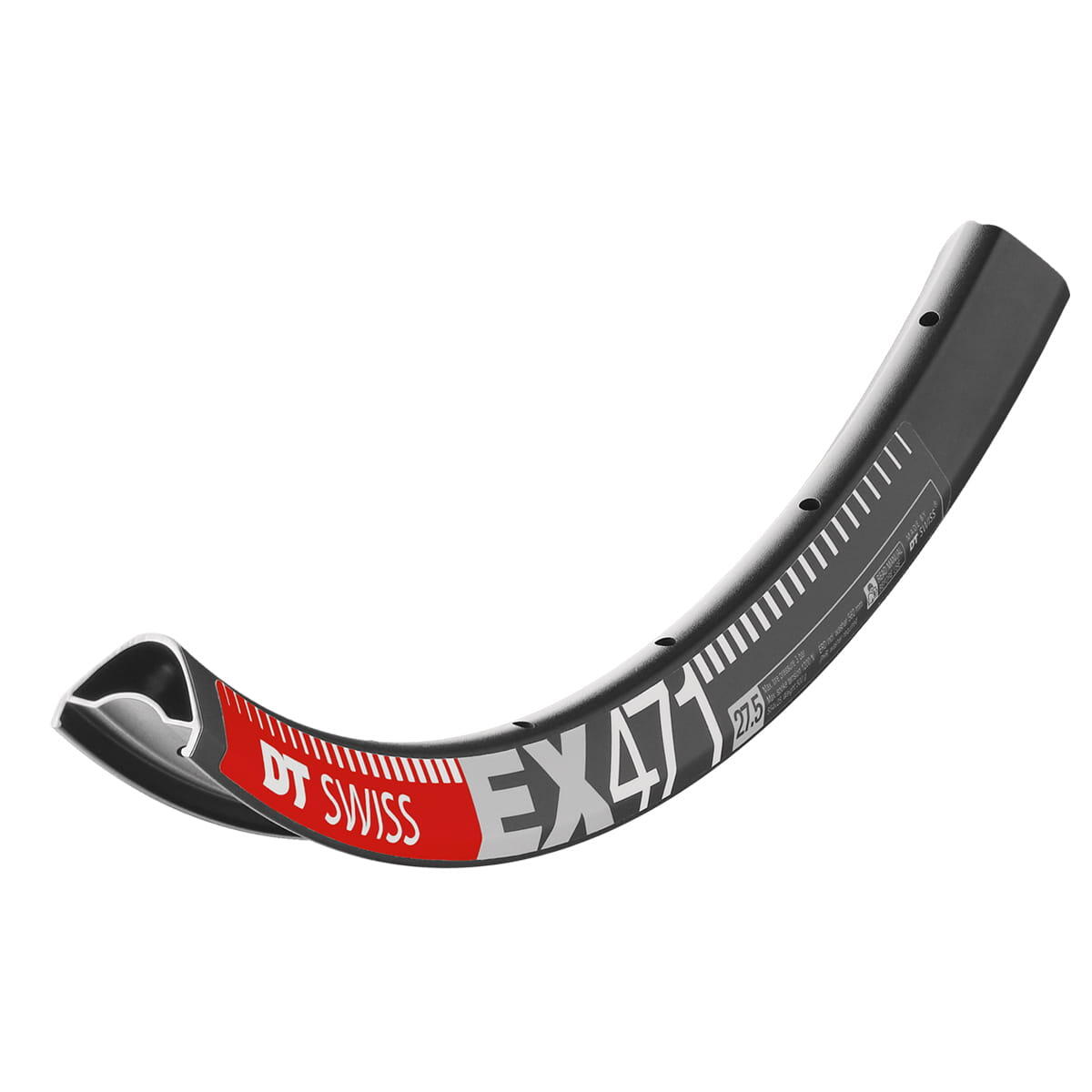 DT Swiss EX 471 Disc 27.5 '' Felge Schwarz 3/4