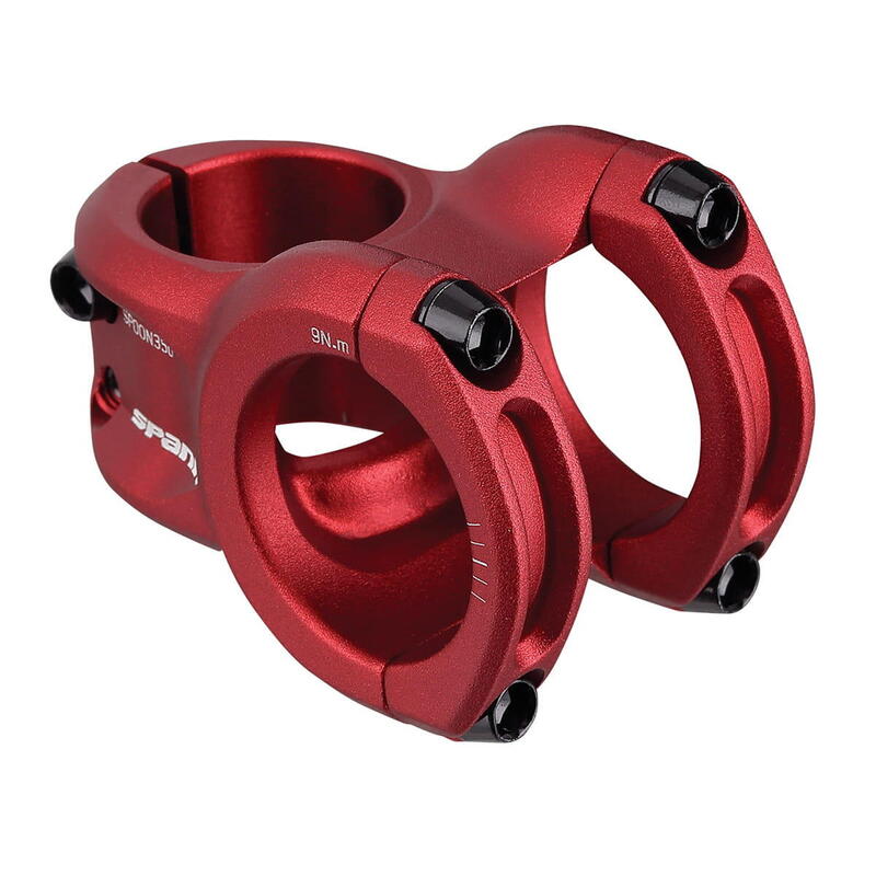Potence Spoon 350 - Rouge                   2 modèles disponibles 6500€    SPANK Potence Spoon 350 - RougeVendu exclusivement en ligne   