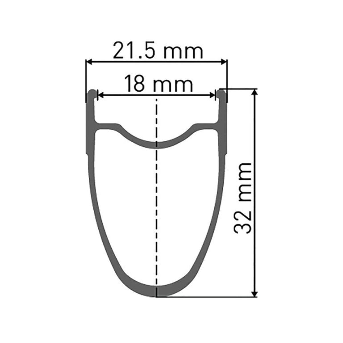 Anneau de jante RR 511 - TR 622-18 - Noir 2/3