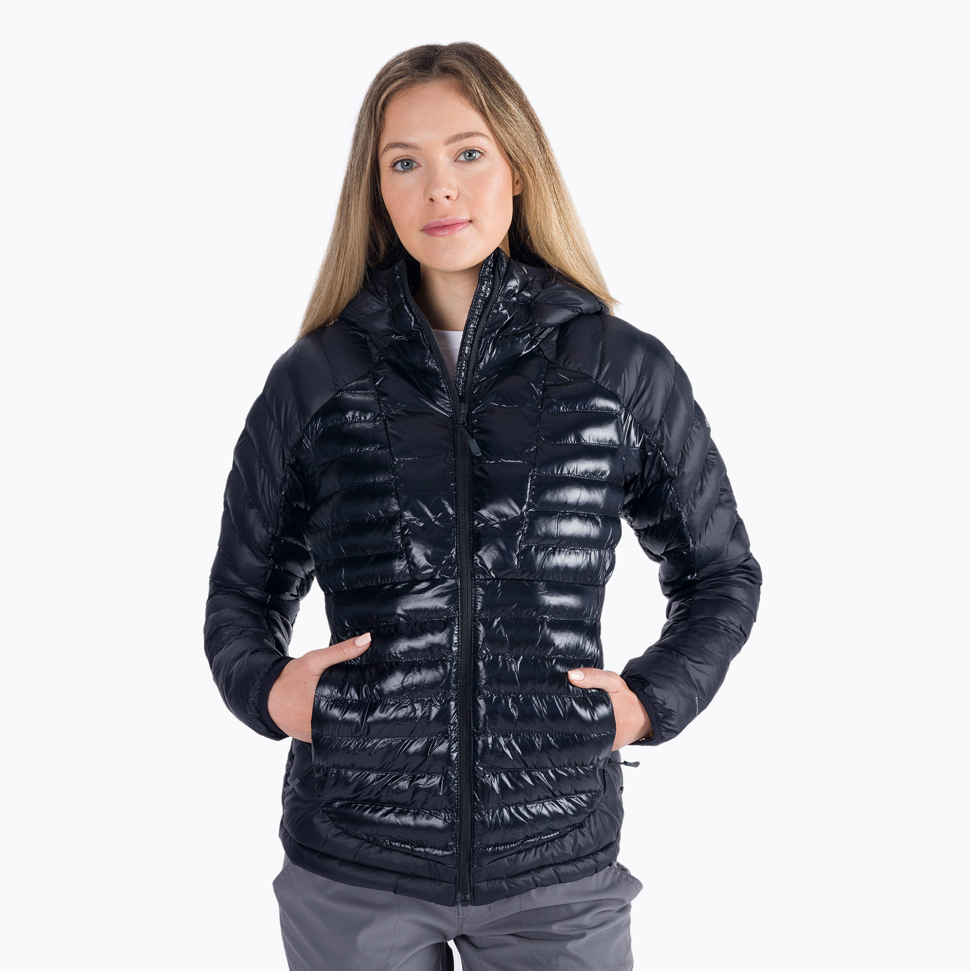 Columbia - Doudoune À Capuche Columbia Labyrinth Loop Pour Femme - Doudoune Duvet - Noir - 36 Xs - Decathlon