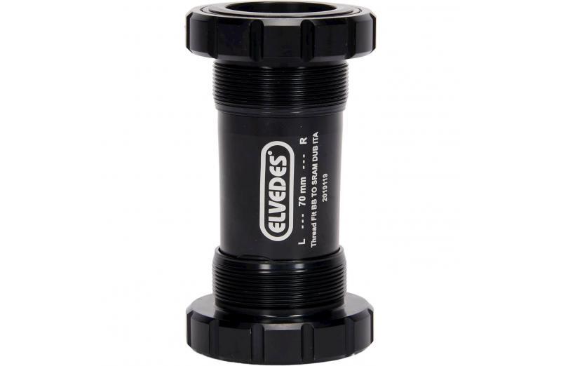 Boitier de Pédalier Elvedes Thread Fit T47 86mm pour Praxis Noir 2/3