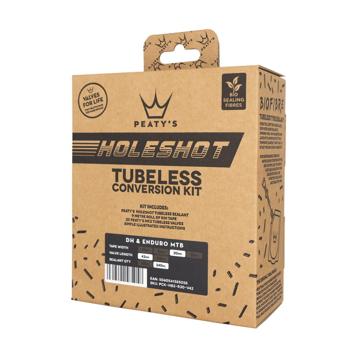 Kit de conversion tubeless Holeshot noir 2/2