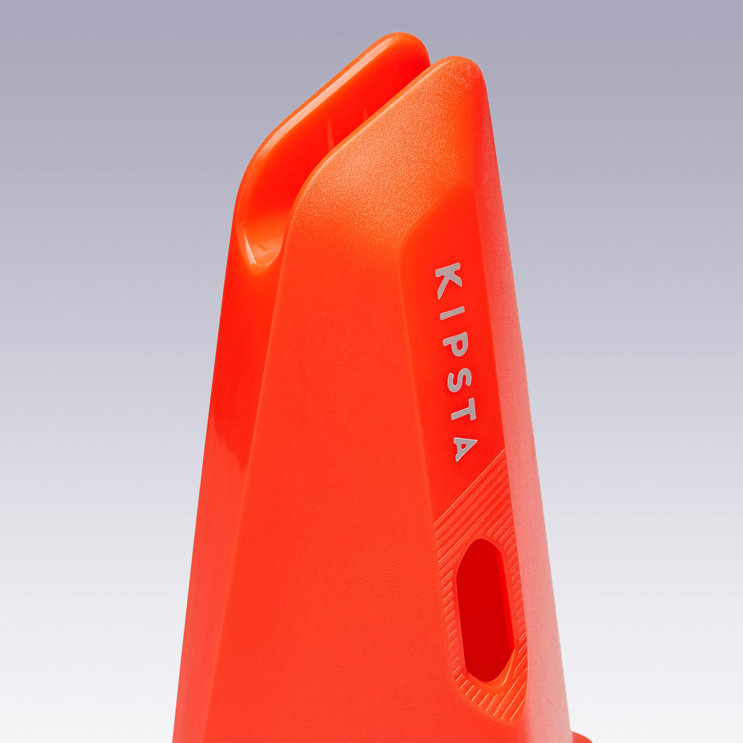 Tweedehands - Pionnen Modular 30 cm hoog, set van 4 oranje - UITSTEKEND 3/5