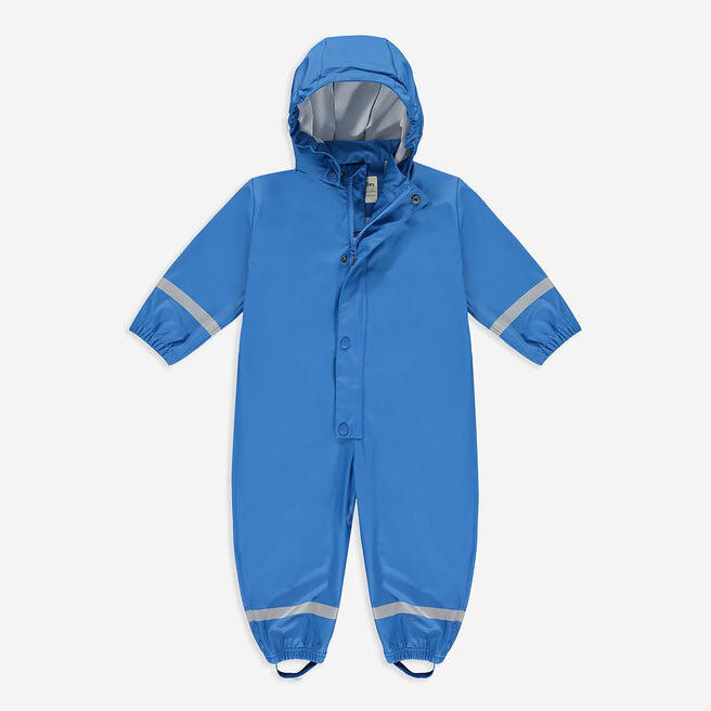 MUDDY PUDDLES Kids Blue Waterproof All in One Recycled