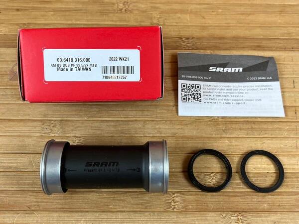 SRAM DUB PF-A1 Press Fit MTB Bottom Bracket 89.5 / 92mm 3/3