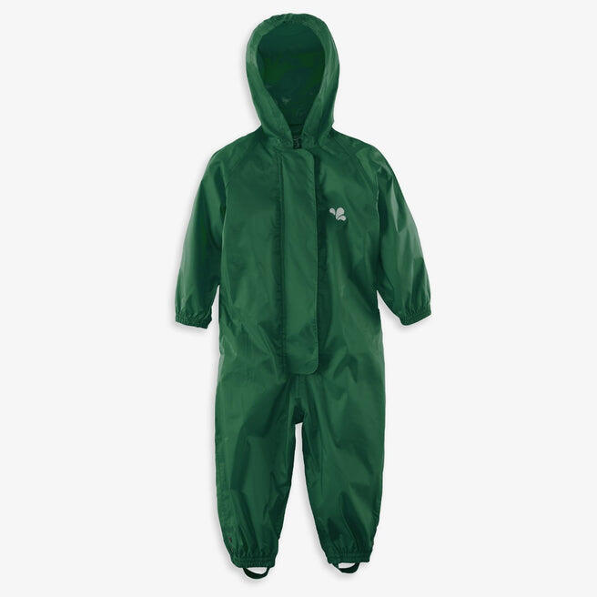 MUDDY PUDDLES Kids Green Waterproof All in One Recycled